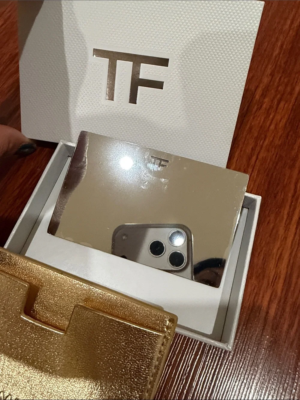 Tom Ford compact metallic